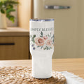 Christian Floral Travel Mug | Simply Blessed Coffee Tumbler