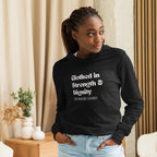 Proverbs 31:25 Christian Hoodie | Grace & Dignity, Faith-Based Athleisure