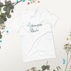 Christian Men's T-Shirt, Jesus, 'I Know a Guy' Cross Tee, Gift for Him, Mens Christian Apparel, Gift for Dad, Youth Leader Appreciation