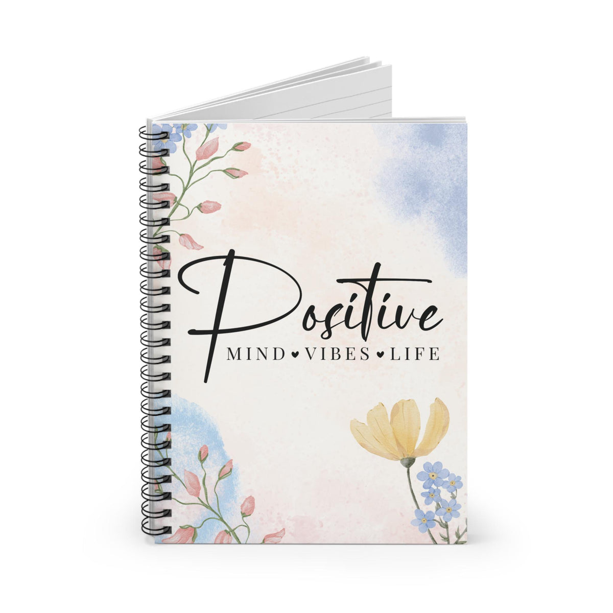 Floral Spiral Notebook: Inspirational Christian Journal for Women