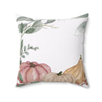 Give Thanks Pillow: Christian Farmhouse Autumn Decor, Removable Cover