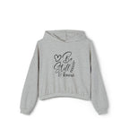 Cropped Christian Hoodie – "Be Still and Know" Bible Verse, Faith Apparel