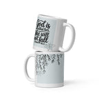 White glossy mug