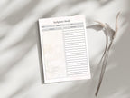 Christian Printable Prayer Journal, Instant Download, Home Management, Faith-Based Printable