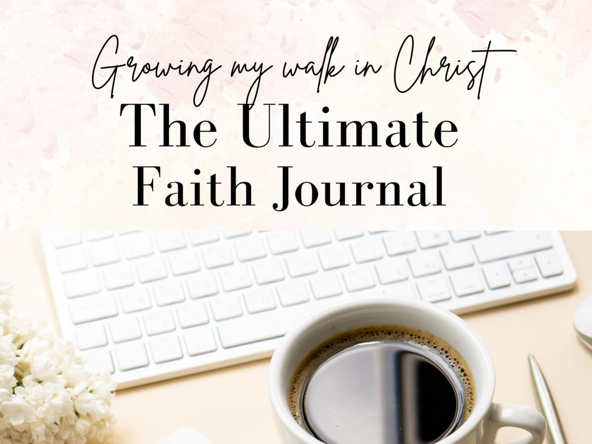 Christian Printable Prayer Journal, Instant Download, Home Management, Faith-Based Printable