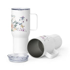 Christian Floral Travel Mug | Simply Blessed Coffee Tumbler