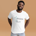 Christian Men's T-Shirt, Jesus, 'I Know a Guy' Cross Tee, Gift for Him, Mens Christian Apparel, Gift for Dad, Youth Leader Appreciation