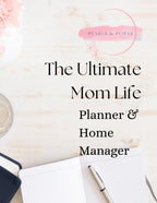 Floral Family Planner: Printable Mom Life Organizer (Digital Download)