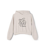 Cropped Christian Hoodie – "Be Still and Know" Bible Verse, Faith Apparel