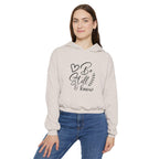 Cropped Christian Hoodie – "Be Still and Know" Bible Verse, Faith Apparel