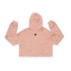 Ladies Cropped Hoodie 'Be A Kind Human' | Inspirational Fall Apparel | Cotton-Blend Sweater
