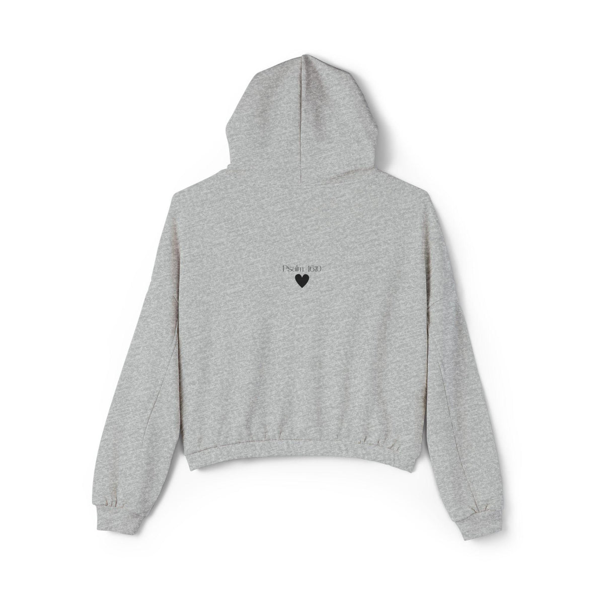 Cropped Christian Hoodie – "Be Still and Know" Bible Verse, Faith Apparel