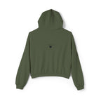 Cropped Christian Hoodie – "Be Still and Know" Bible Verse, Faith Apparel