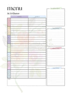 Floral Family Planner: Printable Mom Life Organizer (Digital Download)