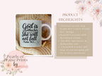 Christian Mug | Psalm 46:5 Encouragement | God Is Within Her Coffee Cup
