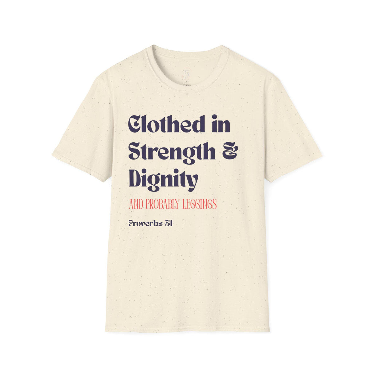 Proverbs 31 Women's T-Shirt - Clothed in Dignity - Softstyle Tee - Gifts