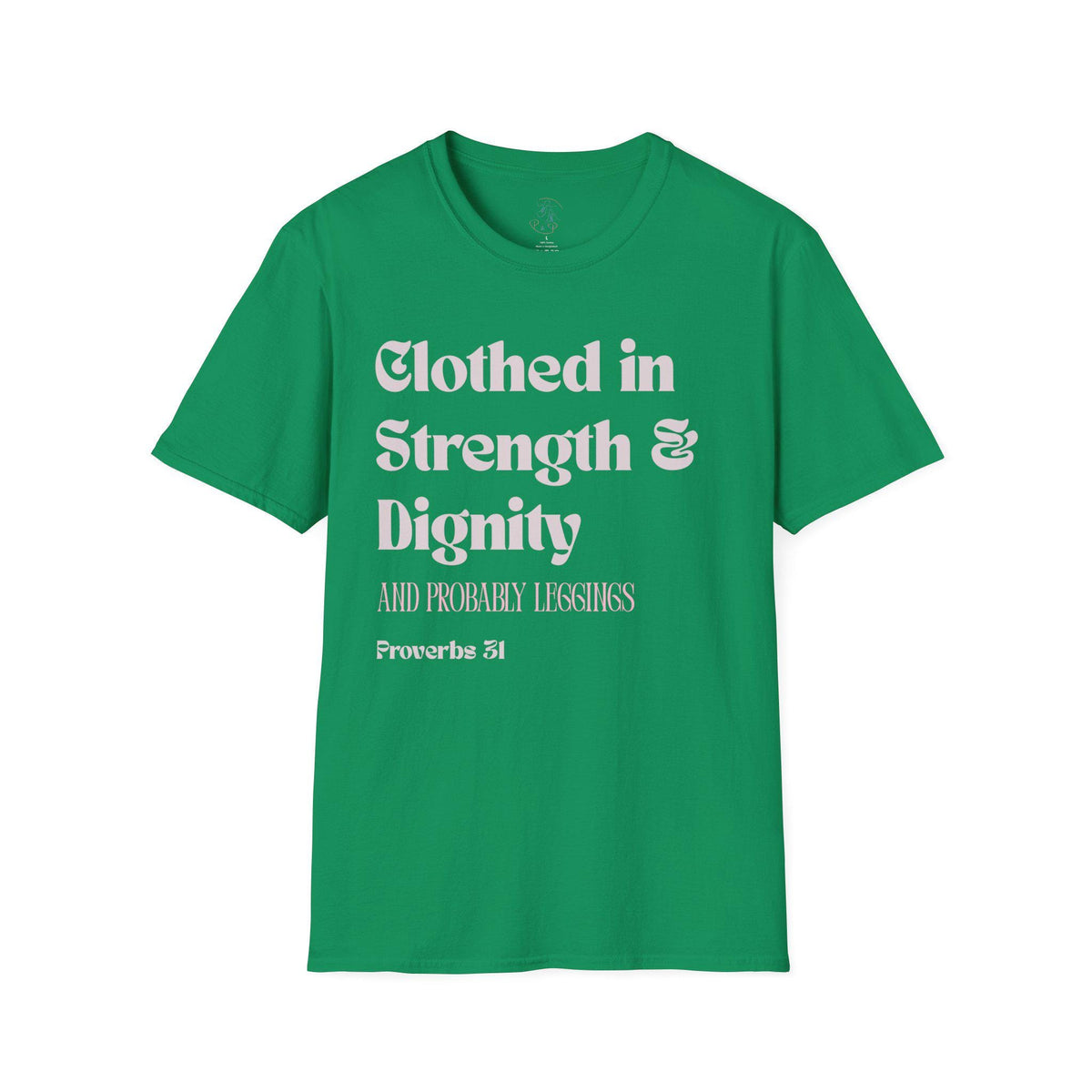 Proverbs 31 Women's T-Shirt - Clothed in Dignity - Softstyle Tee - Gifts