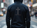 Unisex Christian 'I Know a Guy' Full-Zip Hoodie | Christ-Centered Cotton-Blend Sweater