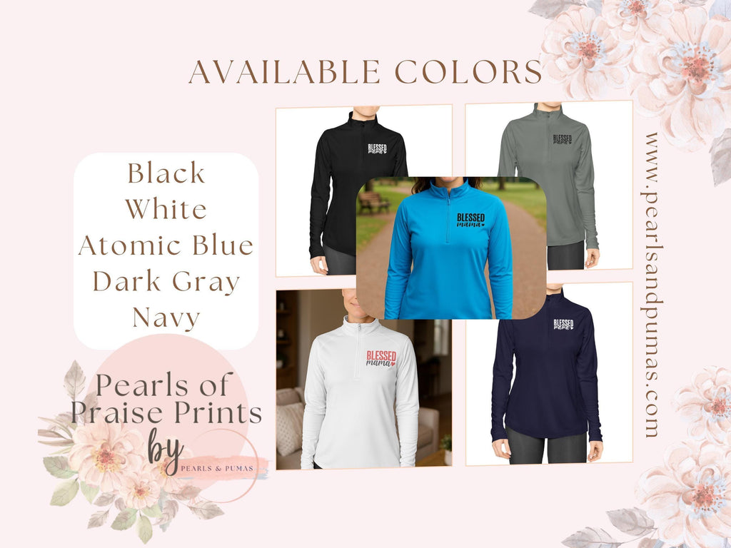 Christian Mom Gift | Blessed Mama Pullover | Cozy Faith-Based Crewneck | Fall Athletic Wear for Women