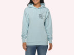 Embroidered 'Be Still and Know' Fleece Hoodie | Cozy Christian Scripture Apparel | Psalm 46:10
