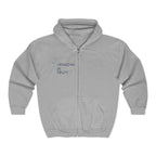 Unisex Christian 'I Know a Guy' Full-Zip Hoodie | Christ-Centered Cotton-Blend Sweater