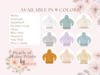 Embroidered 'Be Still and Know' Fleece Hoodie | Cozy Christian Scripture Apparel | Psalm 46:10