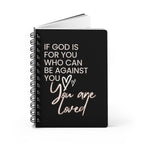 Christian Spiral Journal | 'If God is For You' Scripture Notebook