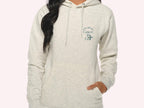 Christian Women's Fleece Hoodie | Grace & Grit, Jesus Cross