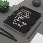 Christian Spiral Journal | 'If God is For You' Scripture Notebook