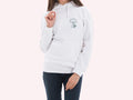 Christian Women's Fleece Hoodie | Grace & Grit, Jesus Cross