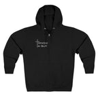 Christian 'I Know A Guy' Cross Hoodie | Faith Zip Up | Jesus Gift for Him