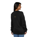 Christmas Christian Sweatshirt | 'O Come Let Us Adore Him' Sparkling Holiday Jesus Apparel for Women