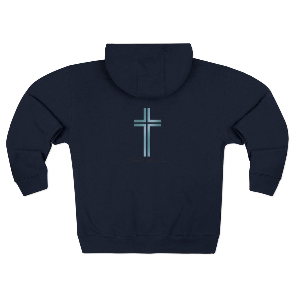 Christian 'I Know A Guy' Cross Hoodie | Faith Zip Up | Jesus Gift for Him
