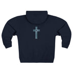 Christian 'I Know A Guy' Cross Hoodie | Faith Zip Up | Jesus Gift for Him