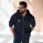 Christian 'I Know A Guy' Cross Hoodie | Faith Zip Up | Jesus Gift for Him