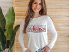 1 Corinthians 13 Love Verse Long Sleeve Tee | Christian Apparel, Faith Scripture