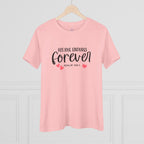 Christian Women's T-Shirt | Psalm 118:1 | His Love Endures Forever - Scripture Tee | Faith Apparel