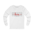 1 Corinthians 13 Love Verse Long Sleeve Tee | Christian Apparel, Faith Scripture