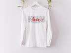 1 Corinthians 13 Love Verse Long Sleeve Tee | Christian Apparel, Faith Scripture