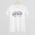 Christian Women's T-Shirt | Psalm 118:1 | His Love Endures Forever - Scripture Tee | Faith Apparel