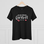 Christian Women's T-Shirt | Psalm 118:1 | His Love Endures Forever - Scripture Tee | Faith Apparel