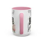 Christian Floral Ceramic Mug for Mom | Blessed Mama