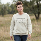 Christian Faith Crewneck Sweatshirt | Bless Them Forgive Them Let It Go Sweater