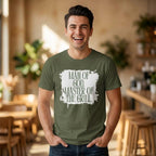 Man of God Master of Grill T-Shirt | Faith BBQ Christian Tee | Gift for Him