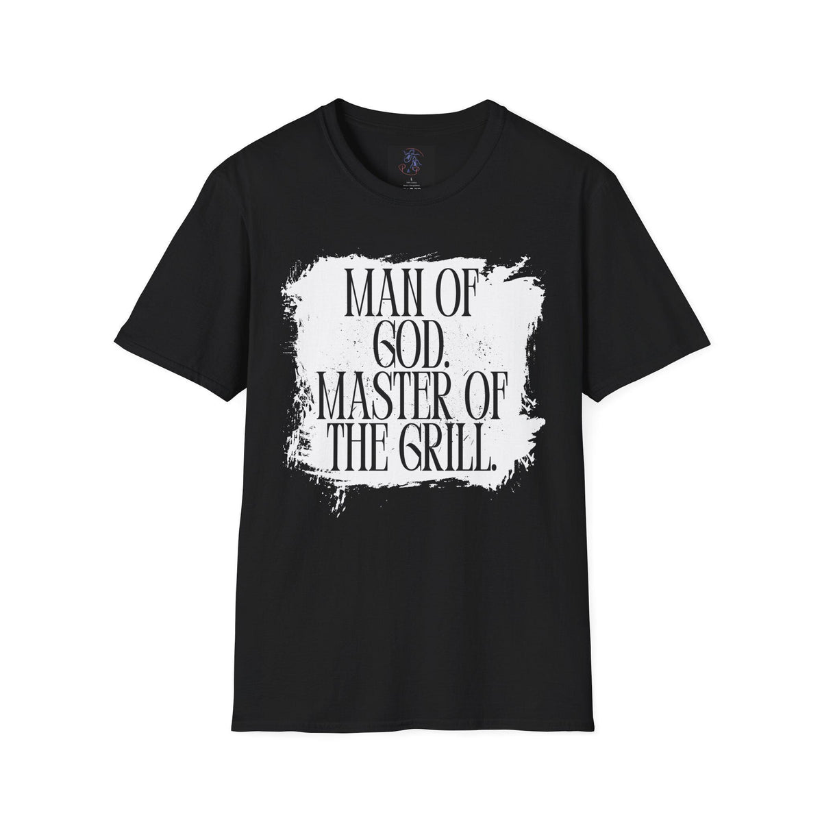 Man of God Master of Grill T-Shirt | Faith BBQ Christian Tee | Gift for Him