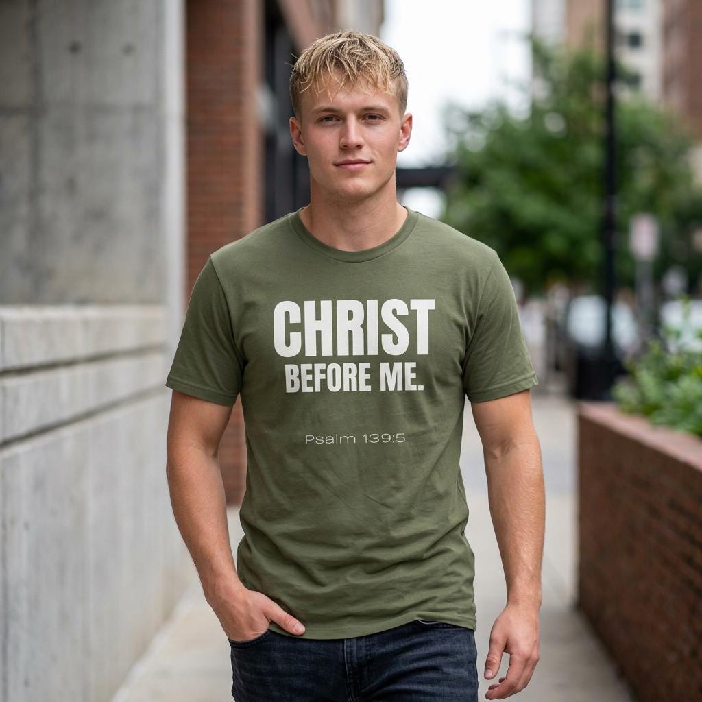 Christian Faith T-Shirt | Psalm 139:5 Scripture Tee
