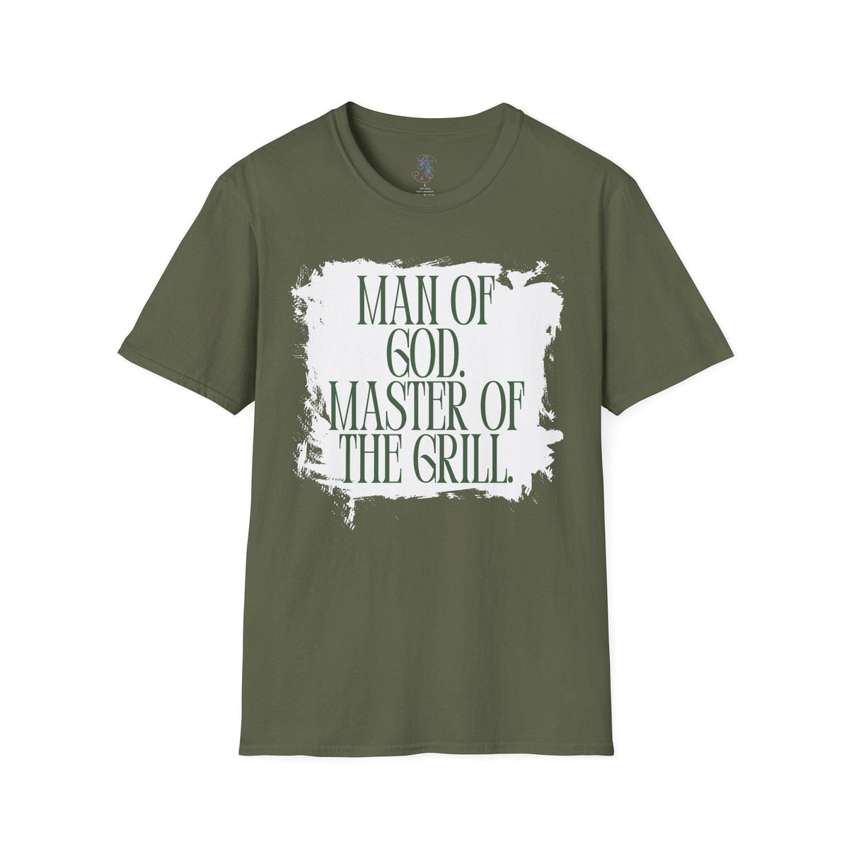 Man of God Master of Grill T-Shirt | Faith BBQ Christian Tee | Gift for Him