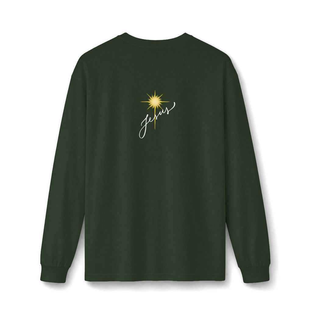 He Restores My Soul long sleeve tee | Christian faith shirt, Jesus star design