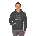 Lead Well Love Deeply Walk Humbly Hoodie | Micah 6:8 Christian Sweatshirt