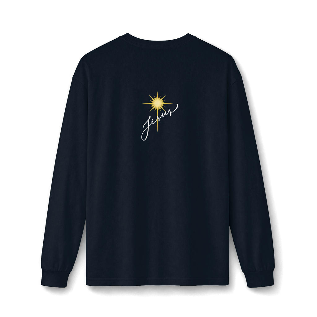 He Restores My Soul long sleeve tee | Christian faith shirt, Jesus star design